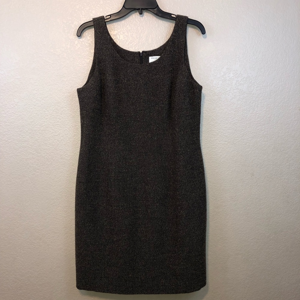 Preview Collection Wool Blend Petite Dress